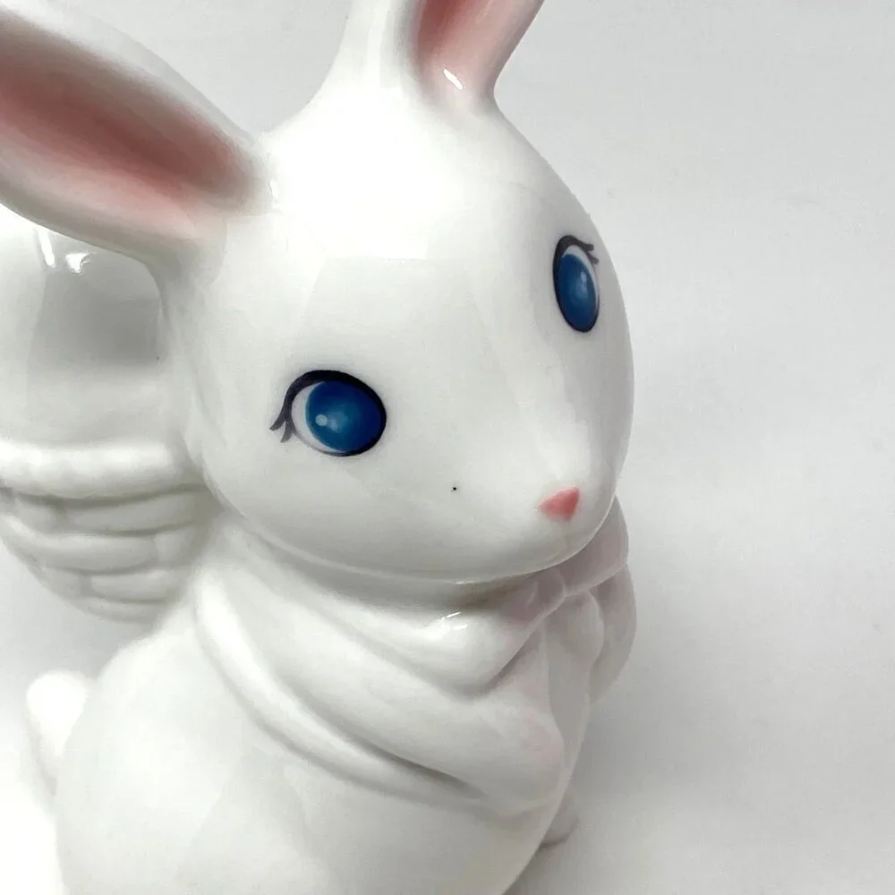 Target Ceramic Bunny with Backpack Animal Figurines - Spritz™ Easter Decor
